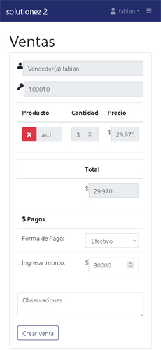 Venta nueva